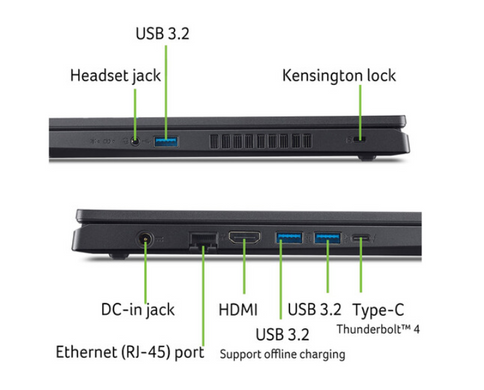 Ноутбук Acer Nitro V 15 ANV15-51-515P (NH.QN8AA.004)