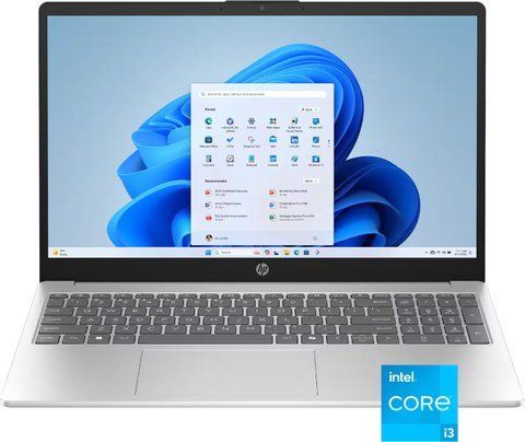 Ноутбук HP 15.6" Intel Core i3 N305 Natural Silver (326840069243)