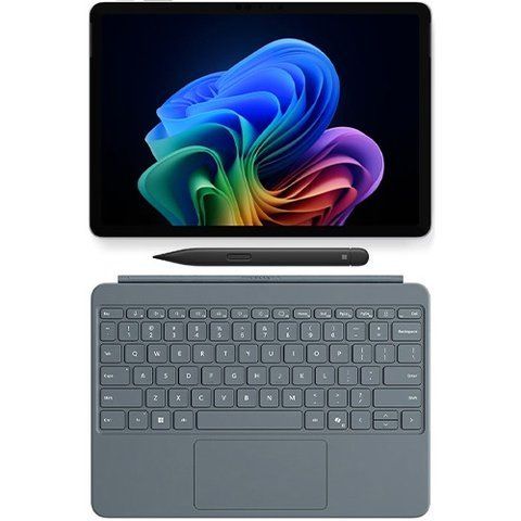 Планшет Microsoft Surface Pro Copilot+ PC Platinum + Surface Slim Pen 2 Ocean (EP2-33671+EP2-33077)